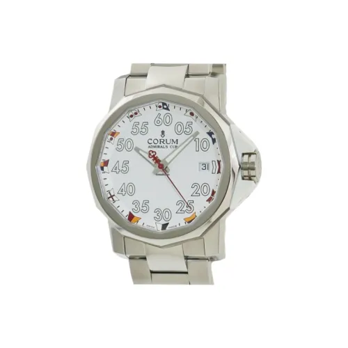 Corum Автоматический Механический Механизм Унисекс Часы ADMIRAL Collection 40 мм Белые