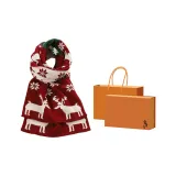 Снежинка Олень Бургундский, Фирменная коробка