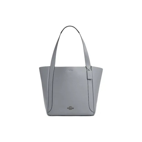 COACH Hadley Коровья кожа Плечевая сумка Унисекс Серый Синий