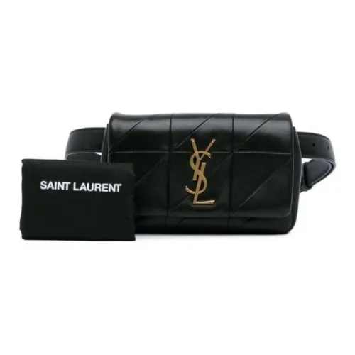 SAINT LAURENT Lambskin Tote Women's Black