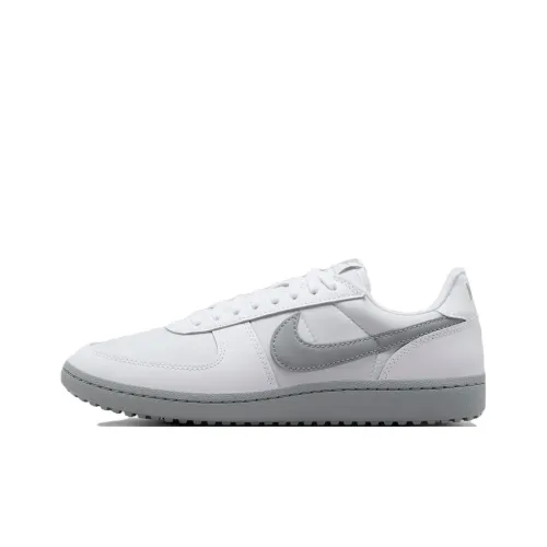 Nike Field General 82 Slip-on Устойчивые к истиранию Низкий Топ Скейтборд Кроссовки Унисекс Белый Серый