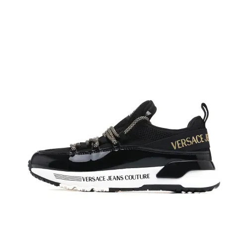 VERSACE JEANS Couture Повседневный Низкий Топ Черный Женский