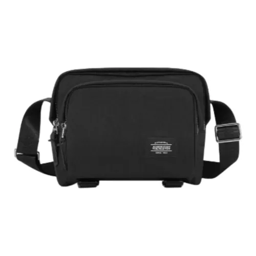 AMERICAN TOURISTER Сумка через плечо из ткани среднего размера мужская черная хаки