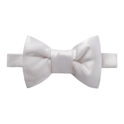 TOM FORD Шелковый атласные галстуки Мужской Белый