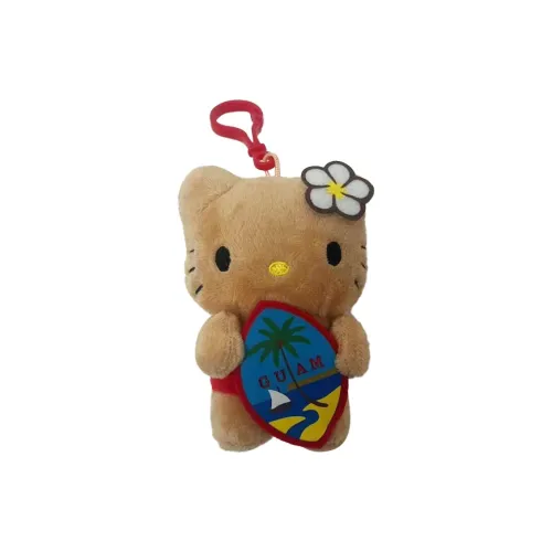 Sanrio Hello Kitty GUAM Collection Кукла с серфбордом из плюша подвеска высота 16 см