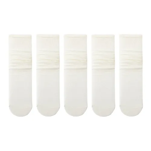 Cheemy Free Носки Crew Женские 5 пар белые