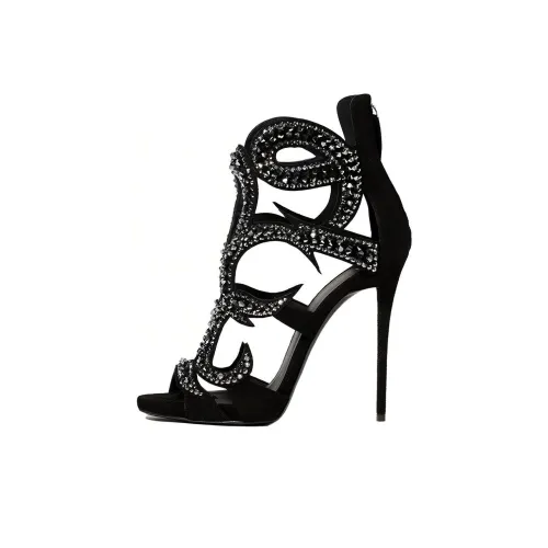 Giuseppe Zanotti GZ One Ремешок Сандалии 11 см Женские Черные