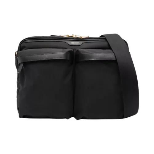 TF Nylon Messenger Bag Crossbody Bag Shoulder Bag Large Men's Black