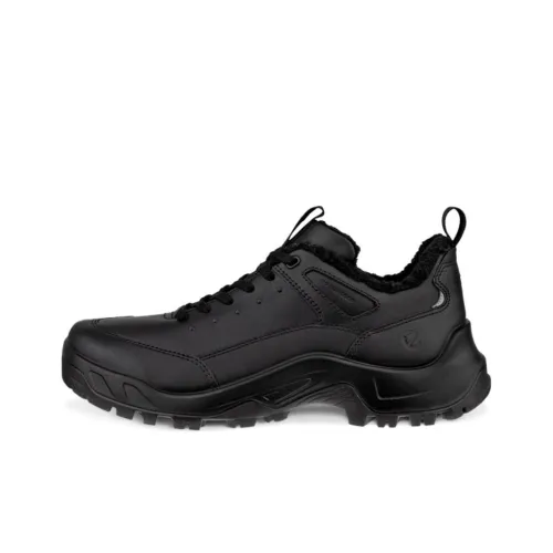 Ecco Устойчивый к истиранию Низкий Топ Casual Мужской Черный