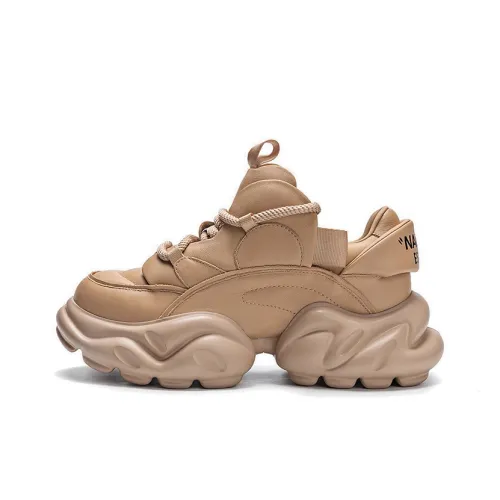 NAUTICA Противоскользящие устойчивые к истиранию низкий топ кроссовки с толстой подошвой женские CAMEL