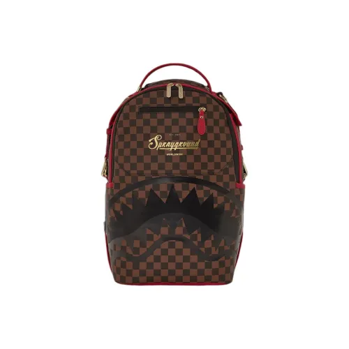 SPRAYGROUND Рюкзак из искусственной кожи унисекс коричневый