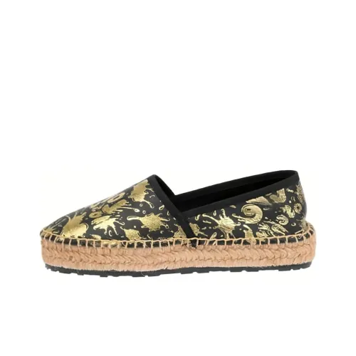 MOSCHINO Espadrilles Женские Черный Золото