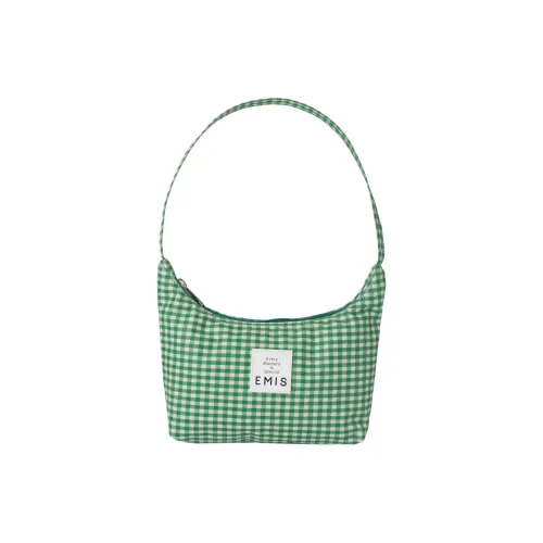 Emis PVC Хобо Сумка Сумка Сумка через плечо Женская Зеленая