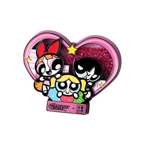 Nayuki's Tea Пузырьки Флок Цветочный Суперкрошки Металлические Значки