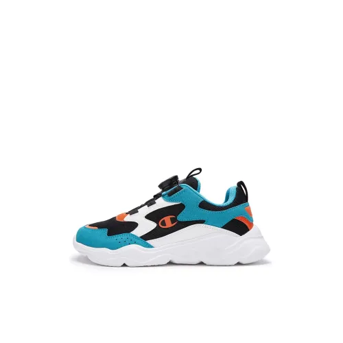 Champion Kids' Кэжуал Низкий Топ Черный/Яркий Бирюзовый/Болото Апельсин Дети