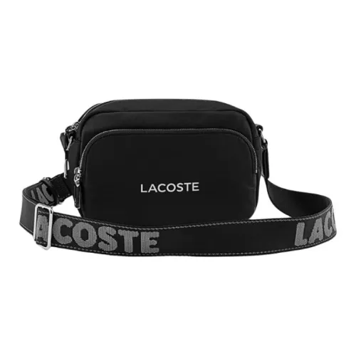 LACOSTE Сумки кросс-боди черного цвета унисекс
