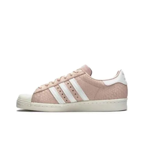 Adidas Originals Superstar 80s Low Топ Скейтборд Кроссовки Унисекс Розовый