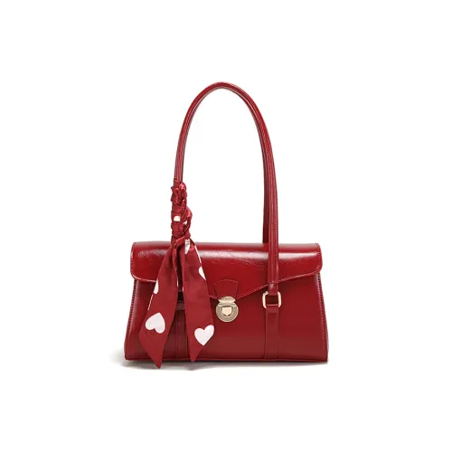 PAYOT Microfiber Synthetic Leather One Shoulder Bag Standard Women's Burgundy