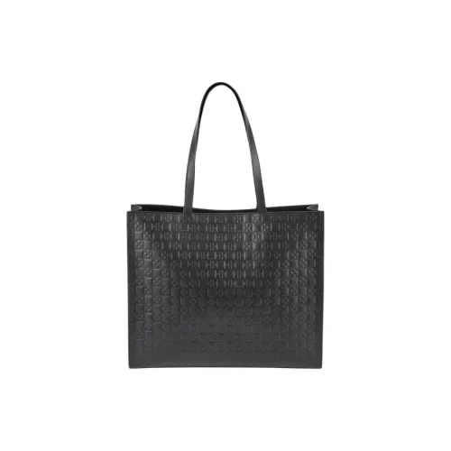 Sandro Коровья кожа Тоут Сумка Сумка для покупок Сумка на плечо Мужская Черная