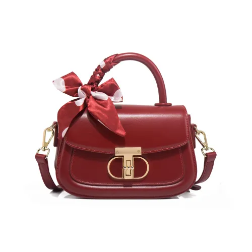 PAYOT Синтетическая кожа Сумка Маленькая Женская Бордовая