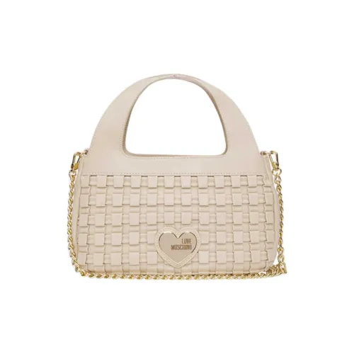 LOVE MOSCHINO ПУ (полиуретан) Сумка через плечо Сумка среднего размера Женская Белая