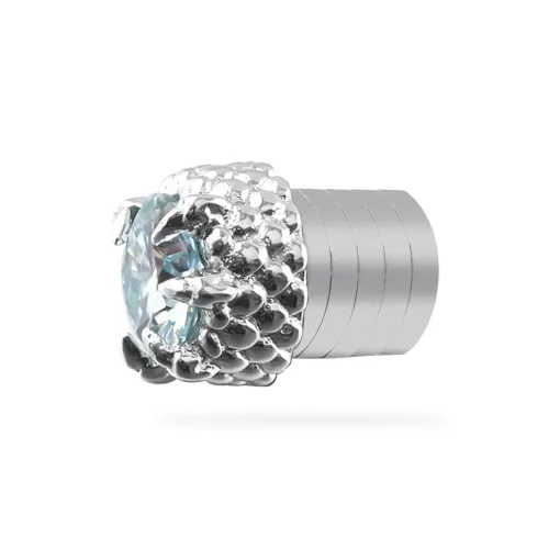 WIC Муассанит Магнитный Нижняя Заколка Серьги Унисекс