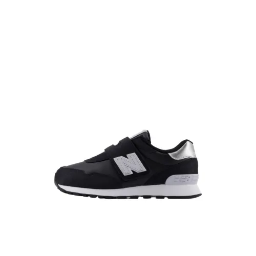 New Balance NB 515 Anti KICK и устойчивый к истиранию низкий топ KIDS Lifestyle Shoes Черный для детей 3-7 лет