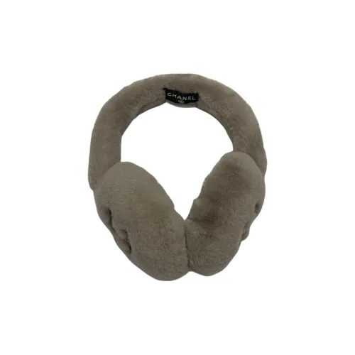 CHANEL Shearling Наушники-подвески Унисекс Milk Tea