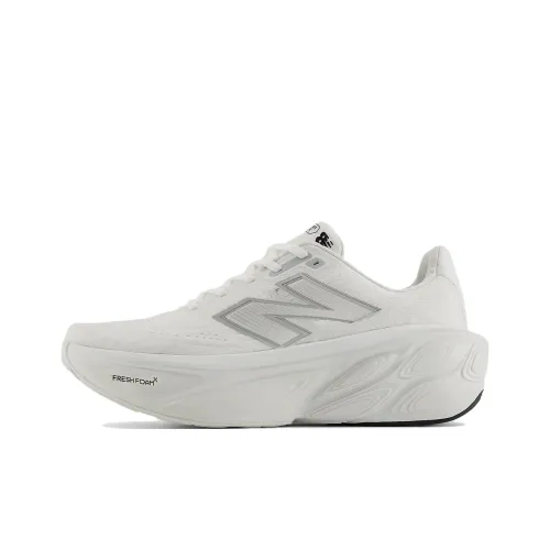 New Balance NB Fresh Foam X More v5 Дышащие Низкие Беговые Кроссовки Мужские Белые Серые
