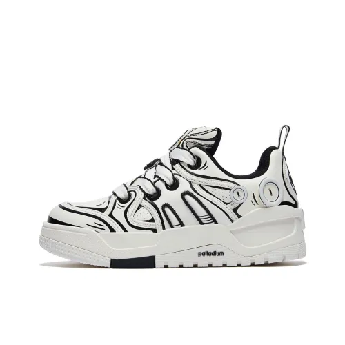 Палладий Устойчивый к истиранию противоскользящий низкий топ скейтборд обувь унисекс винтажный белый