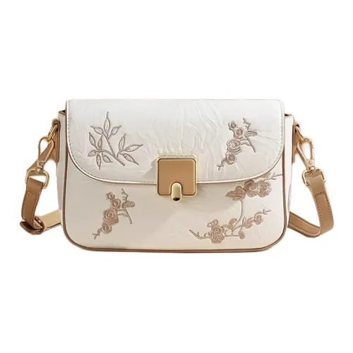 TUCANO Коровья кожа Сумка через плечо Средняя Женская Экрю