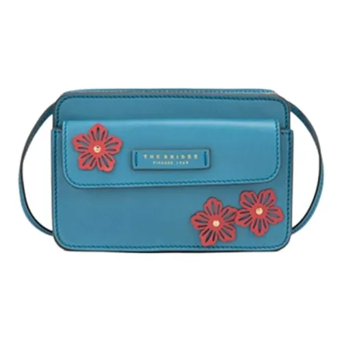 THE BRIDGE Сумка через плечо из коровьей кожи маленькая женская синяя