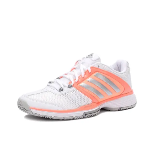 Adidas Barricade Slip-resistant Abrasion-resistant Низкие Кроссовки для тенниса Женские Белые