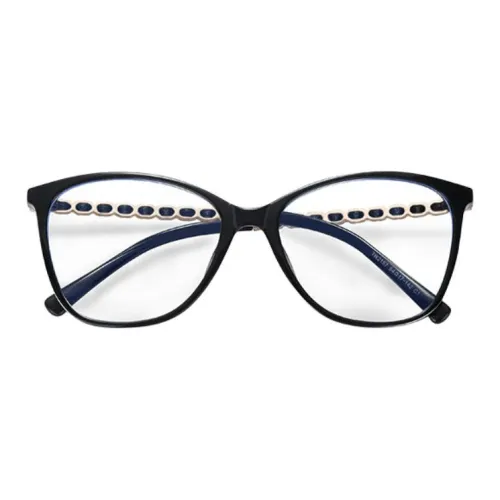 PARMU TR Памятный пластик Нерегулярная форма Оправа для очков Унисекс Яркий черный Леопардовый принт