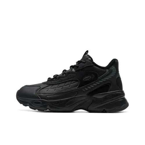 XTEP Nomadic Slip-resistant Abrasion-resistant Thermal MID Top Casual Men's Black XTEP Nomadic Противоскользящий Устойчивый к истиранию Термический MID Топ Повседневный Мужской Черный