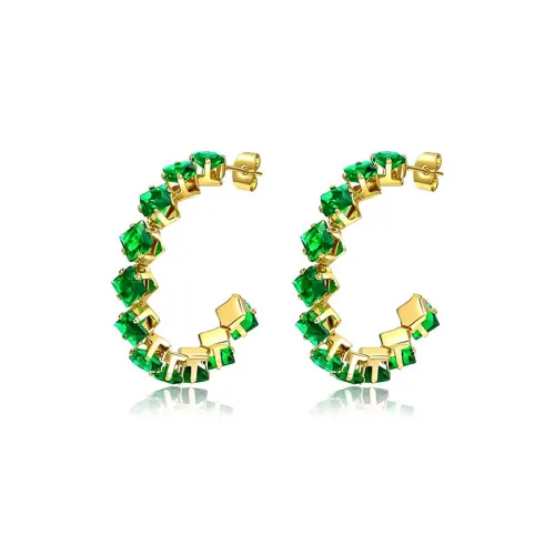 Серьги-гвоздики XIUJUEYINYUAN DL из серебра S925 женские