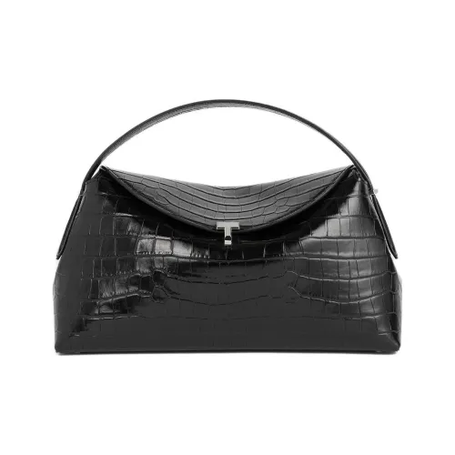 TOTEME Сумка через плечо из коровьей кожи женская черная