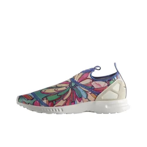 Adidas Originals ZX Flu Slip-Resistant Low Top Casual Running Shoes Unisex Pink Adidas Originals ZX Flu Slip-Resistant Low Top Повседневные Беговые Кроссовки Унисекс Розовые