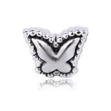 Серьги "Звезда и Луна" с бабочкой - Серьги с бабочкой