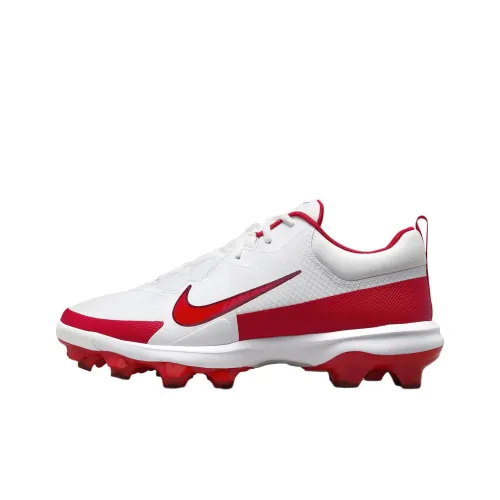 Nike Force Trout 9 Slip-Resistant Abrasion-Resistant Low-Top Training Shoes Men's White Red