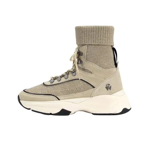 Stuart Weitzman SW HIKER Trainer High Топ Повседневная обувь Женская Умбра