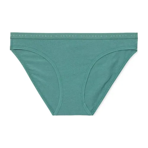 Victoria's Secret Эластичный хлопок Бикини Panty French Sage Women's 1 Pack Green