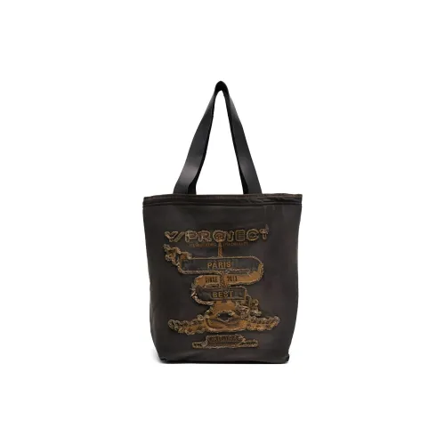 YProject Хлопок Тоут Сумка Сумка для покупок Сумка на плечо Сумка Мужская Черная