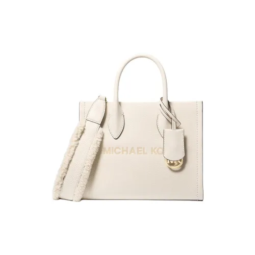 MICHAEL KORS Зернистая текстура кожа личи кожа сумка-тоут сумка для покупок сумка через плечо сумка маленькая женская кремовая