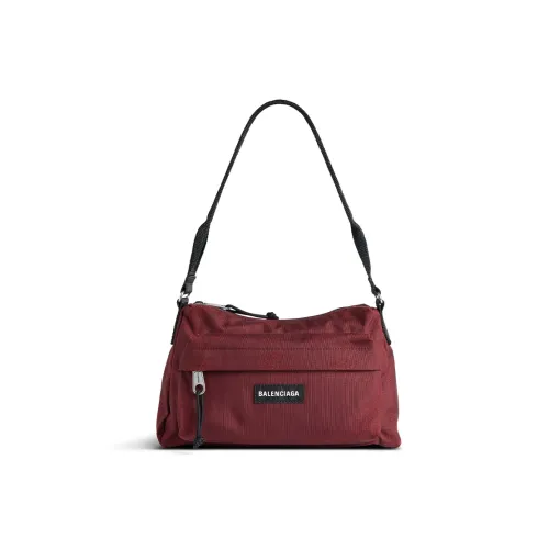 Balenciaga Explorer Полиамид Сумка через плечо Мужская Темно-красная