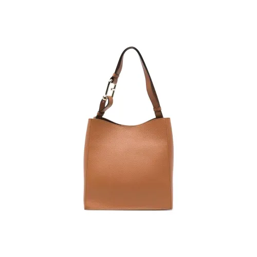 Furla Кожа Ведрообразная Сумка Сумка через плечо Маленькая Женская Коричневая