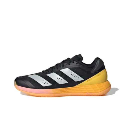 Adidas Adizero Fastcourt Тренировочные Кроссовки Низкие Черный/Белый/Желтый Женские