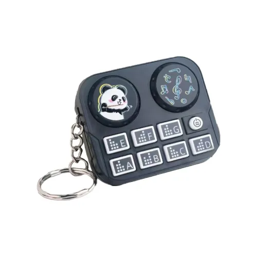 A Little Tide To Play Мультяшный Панда Disc Игровой Брелок Милый Сумка Подвеска Мини Музыкальный Инструмент Игрушки