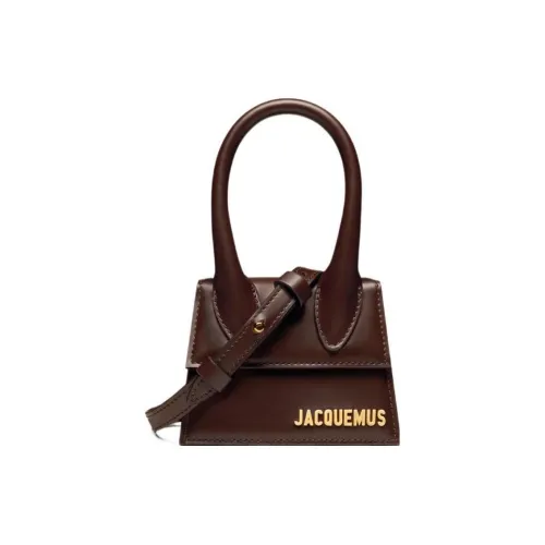 Jacquemus Le Chiquito Сумка через плечо из коровьей кожи мини-сумка женская шоколадно-коричневый
