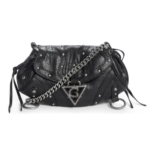 GUESS Сумка через плечо из кожи мини-сумка женская черная